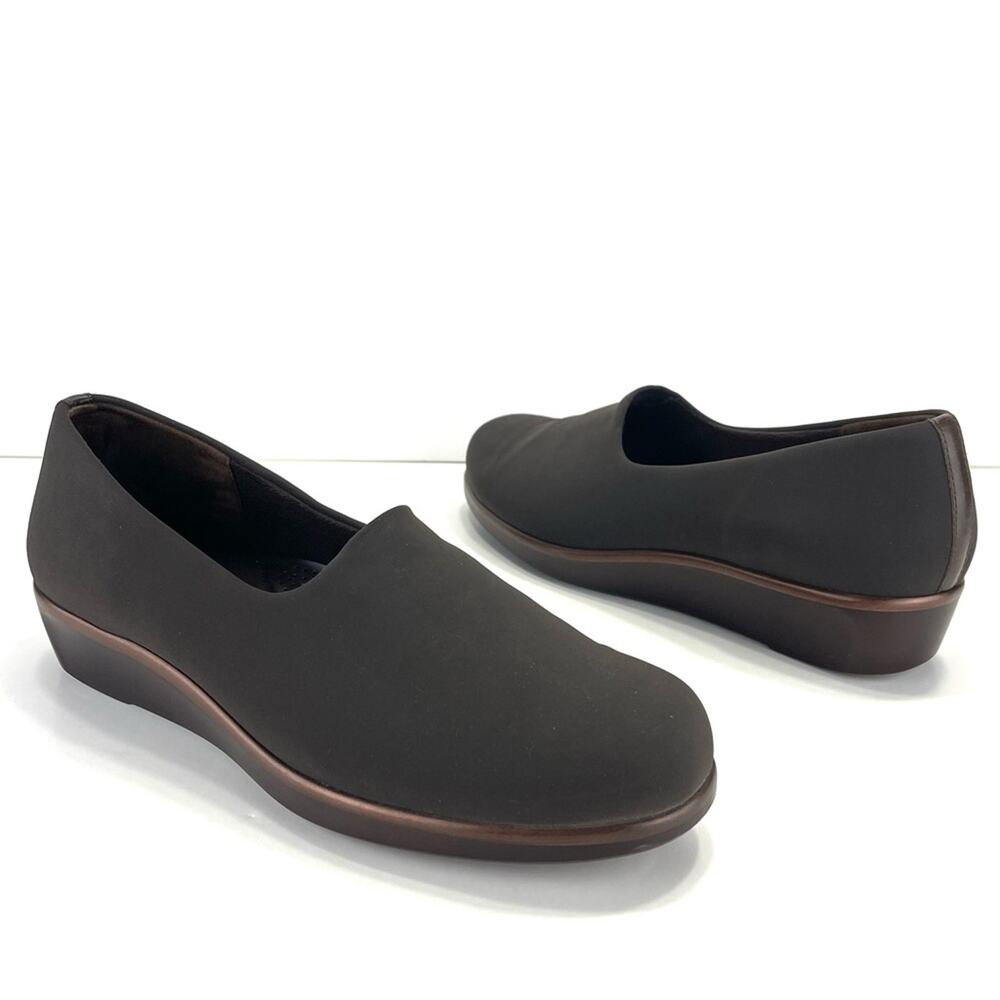 SAS TRIPAD Bliss Women Comfort Shoes Size 10 Lightweight Wedge Platform Slip-On